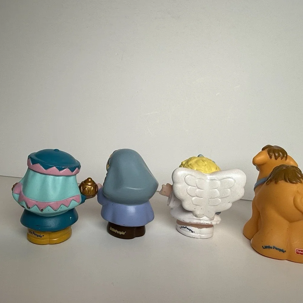 Fisher Price Little People Figure Toy Nativity Christmas Religious Noah Set Of 6